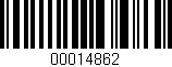 Código de barras (EAN, GTIN, SKU, ISBN): '00014862'