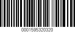 Código de barras (EAN, GTIN, SKU, ISBN): '0001595320320'