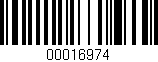 Código de barras (EAN, GTIN, SKU, ISBN): '00016974'