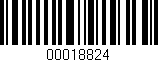 Código de barras (EAN, GTIN, SKU, ISBN): '00018824'