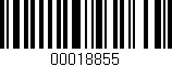 Código de barras (EAN, GTIN, SKU, ISBN): '00018855'
