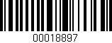 Código de barras (EAN, GTIN, SKU, ISBN): '00018897'