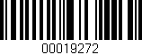 Código de barras (EAN, GTIN, SKU, ISBN): '00019272'