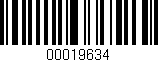 Código de barras (EAN, GTIN, SKU, ISBN): '00019634'