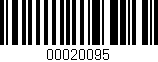 Código de barras (EAN, GTIN, SKU, ISBN): '00020095'