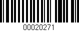 Código de barras (EAN, GTIN, SKU, ISBN): '00020271'