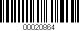 Código de barras (EAN, GTIN, SKU, ISBN): '00020864'