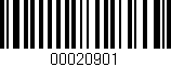 Código de barras (EAN, GTIN, SKU, ISBN): '00020901'