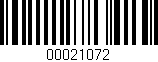 Código de barras (EAN, GTIN, SKU, ISBN): '00021072'