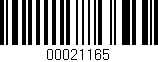 Código de barras (EAN, GTIN, SKU, ISBN): '00021165'