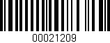 Código de barras (EAN, GTIN, SKU, ISBN): '00021209'