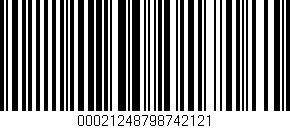 Código de barras (EAN, GTIN, SKU, ISBN): '00021248798742121'