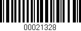 Código de barras (EAN, GTIN, SKU, ISBN): '00021328'