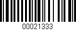 Código de barras (EAN, GTIN, SKU, ISBN): '00021333'