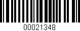 Código de barras (EAN, GTIN, SKU, ISBN): '00021348'