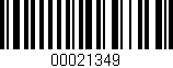 Código de barras (EAN, GTIN, SKU, ISBN): '00021349'