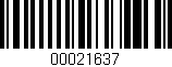 Código de barras (EAN, GTIN, SKU, ISBN): '00021637'