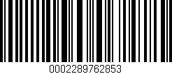 Código de barras (EAN, GTIN, SKU, ISBN): '0002289762853'