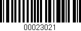 Código de barras (EAN, GTIN, SKU, ISBN): '00023021'