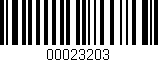 Código de barras (EAN, GTIN, SKU, ISBN): '00023203'