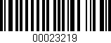 Código de barras (EAN, GTIN, SKU, ISBN): '00023219'