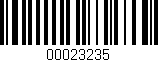 Código de barras (EAN, GTIN, SKU, ISBN): '00023235'
