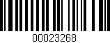 Código de barras (EAN, GTIN, SKU, ISBN): '00023268'