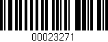 Código de barras (EAN, GTIN, SKU, ISBN): '00023271'