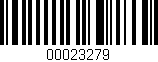 Código de barras (EAN, GTIN, SKU, ISBN): '00023279'