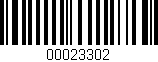 Código de barras (EAN, GTIN, SKU, ISBN): '00023302'