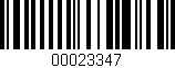 Código de barras (EAN, GTIN, SKU, ISBN): '00023347'