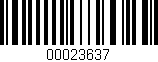 Código de barras (EAN, GTIN, SKU, ISBN): '00023637'