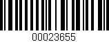 Código de barras (EAN, GTIN, SKU, ISBN): '00023655'