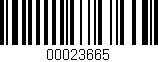 Código de barras (EAN, GTIN, SKU, ISBN): '00023665'