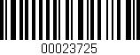 Código de barras (EAN, GTIN, SKU, ISBN): '00023725'