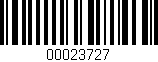 Código de barras (EAN, GTIN, SKU, ISBN): '00023727'