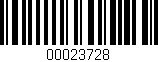 Código de barras (EAN, GTIN, SKU, ISBN): '00023728'