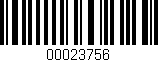Código de barras (EAN, GTIN, SKU, ISBN): '00023756'