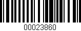 Código de barras (EAN, GTIN, SKU, ISBN): '00023860'