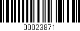 Código de barras (EAN, GTIN, SKU, ISBN): '00023871'