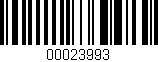 Código de barras (EAN, GTIN, SKU, ISBN): '00023993'