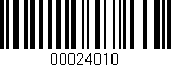 Código de barras (EAN, GTIN, SKU, ISBN): '00024010'