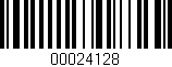 Código de barras (EAN, GTIN, SKU, ISBN): '00024128'