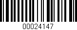 Código de barras (EAN, GTIN, SKU, ISBN): '00024147'