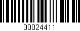 Código de barras (EAN, GTIN, SKU, ISBN): '00024411'
