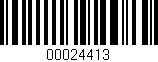 Código de barras (EAN, GTIN, SKU, ISBN): '00024413'