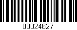 Código de barras (EAN, GTIN, SKU, ISBN): '00024627'