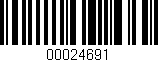 Código de barras (EAN, GTIN, SKU, ISBN): '00024691'