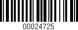 Código de barras (EAN, GTIN, SKU, ISBN): '00024725'