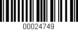 Código de barras (EAN, GTIN, SKU, ISBN): '00024749'